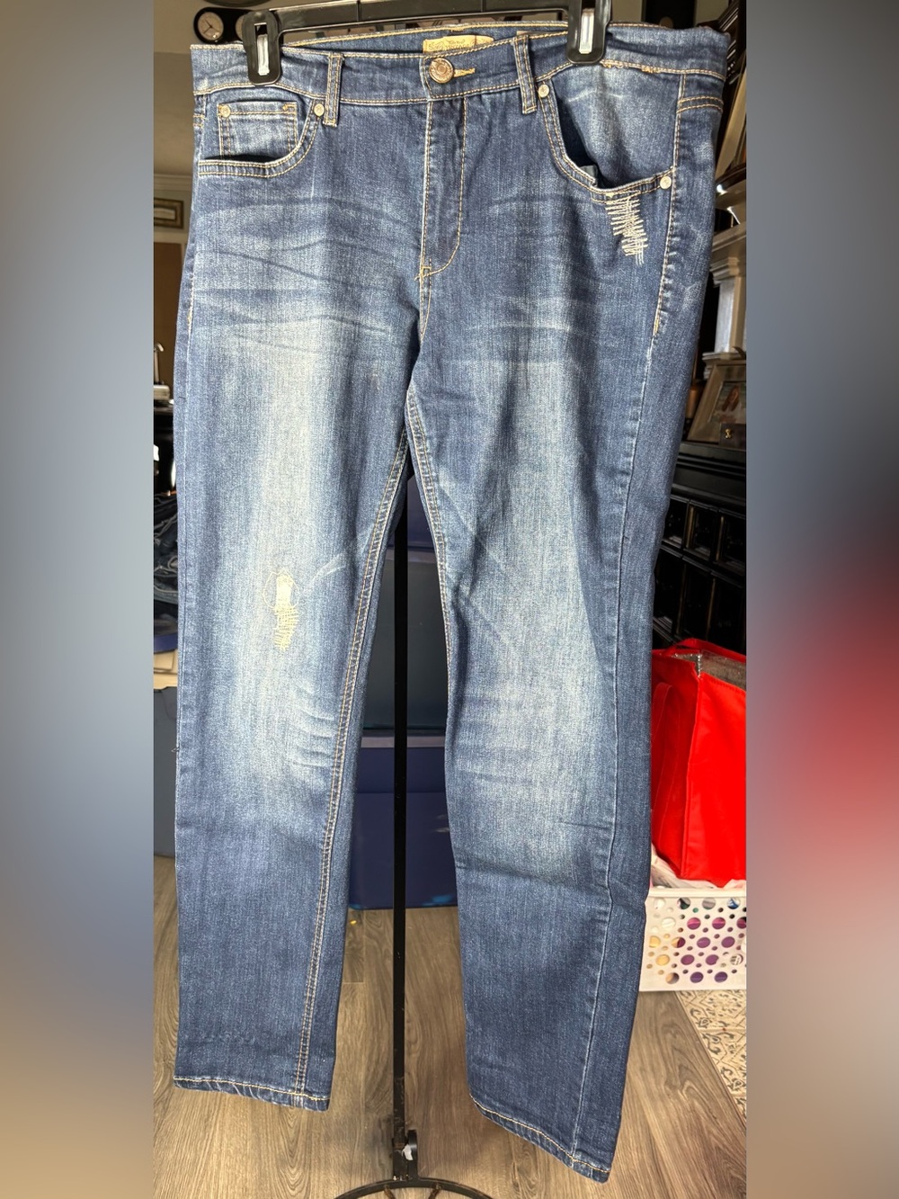 Nine West Vintage American Collection Dark Blue Denim Jeans Size 10/30 EPC